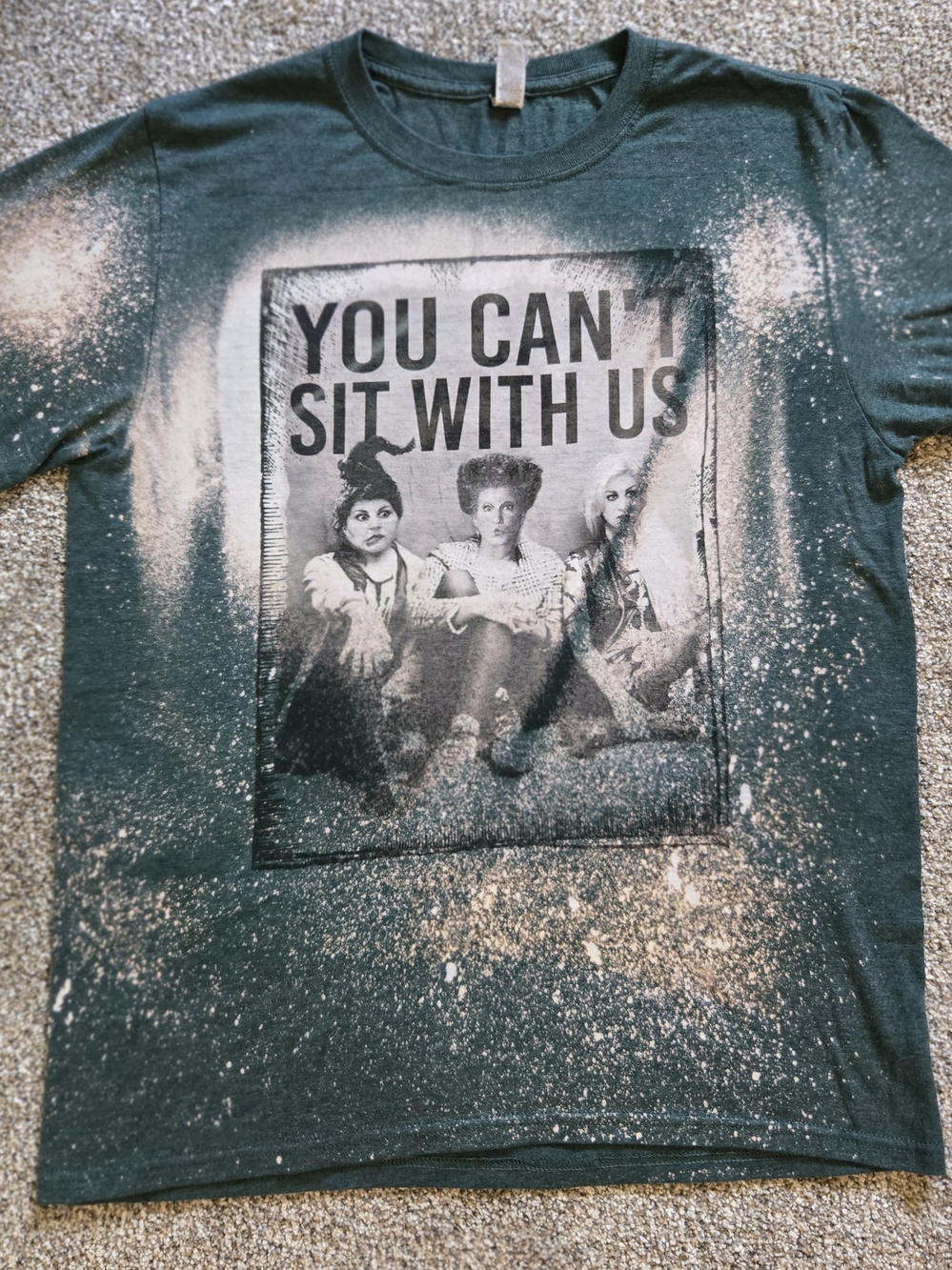 Graphic Tee - 'You Can't Sit With Us' Dark Green Women's T-Shirt